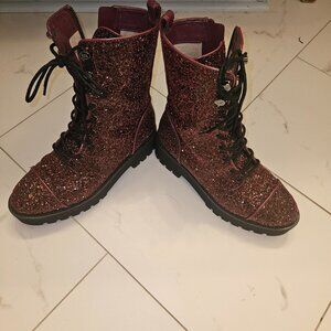 Burgundy Michael Kors Boots